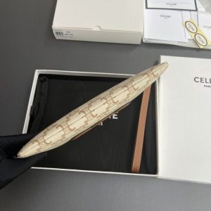 Replica Celine Triumphe Clutch White - premium-grade designer purse dupe