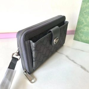 Replica Gucci Ophidia GG Wallet Grey - realistic designer-inspired fake bag