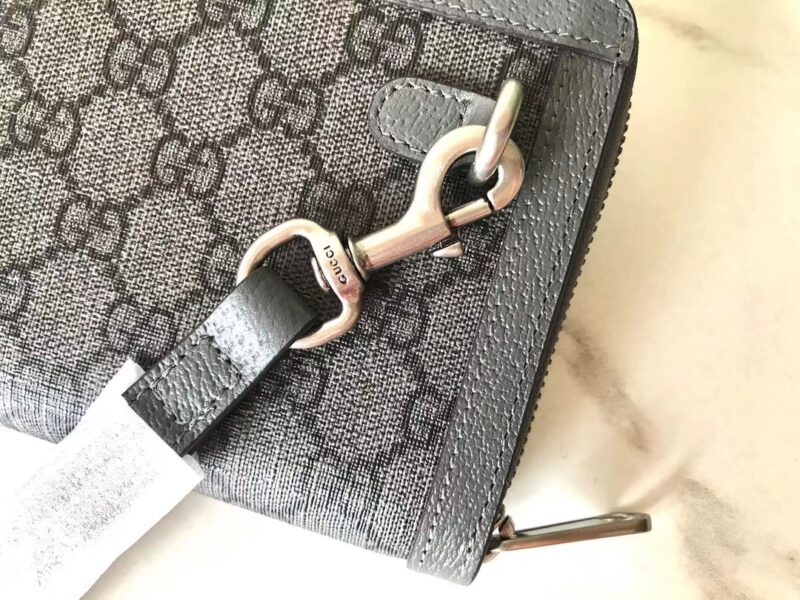 Replica Gucci Ophidia GG Wallet Grey - top-tier luxury replica shoulder bag