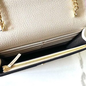 Replica Gucci GG Marmont Chain Bag White - elite superclone designer purse