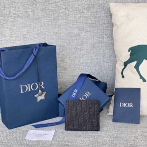 Replica Dior Jacquard Wallet Black - ultra-realistic fake designer tote