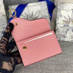 Replica Dior Saddle Flap Card Holder - best quality luxury bag dupe