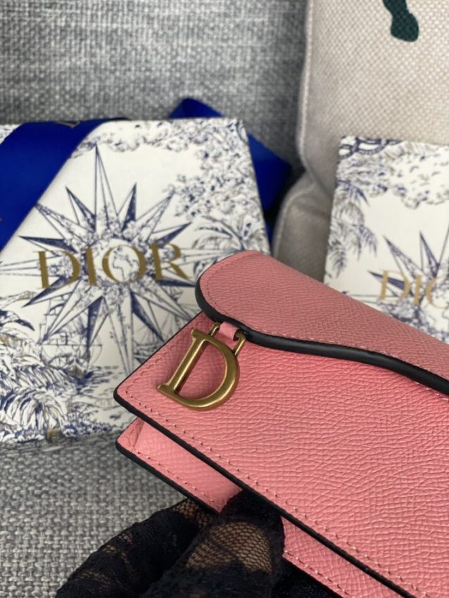 Replica Dior Saddle Flap Card Holder - elite superclone designer purse