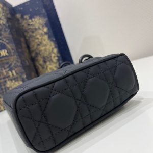 Replica Dior Lady D-Joy Large Bag Black Matte - premium 1:1 fake handbag model