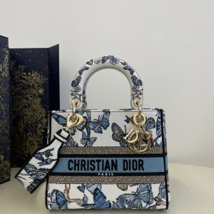 Replica Lady Dior D-Lite Butterfly - near-authentic luxury replica handbag