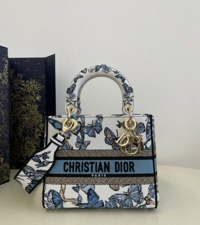 Replica Lady Dior D-Lite Butterfly - near-authentic luxury replica handbag