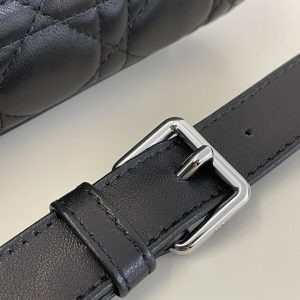 Replica Lady Dior Large Black Silver - top-rated replica designer bag