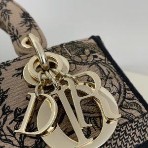 Replica Lady Dior D-Lite Beige Zodiac - top-rated replica designer bag