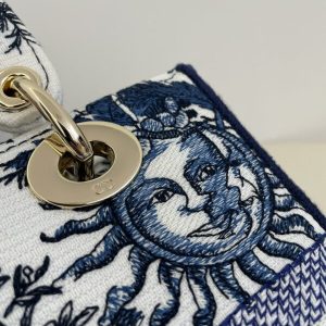Replica Lady Dior D-Lite Blue Zodiac - high-end fake designer purse