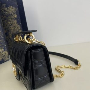 Replica Dior Jolie Top Handle Black - realistic designer-inspired fake bag