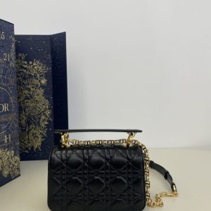Replica Dior Jolie Top Handle Black - top-rated replica designer bag