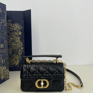 Replica Dior Jolie Top Handle Black - premium 1:1 fake handbag model