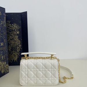 Replica Dior Jolie Top Handle White - realistic designer-inspired fake bag