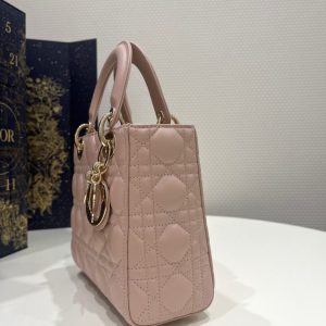 Replica Lady Dior Powered Pink ABC - realistic designer-inspired fake bag