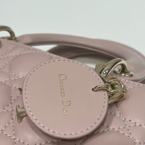 Replica Lady Dior Powered Pink ABC - high-quality designer bag clone