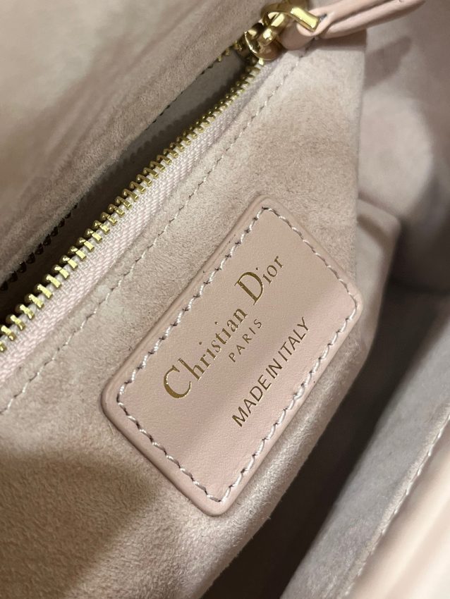 Replica Lady Dior Powered Pink ABC - ultra-realistic fake designer tote