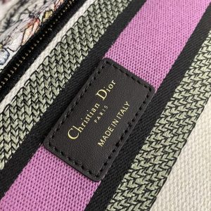 Replica Lady Dior D-Lite Purple Flowers - best-selling designer handbag dupe