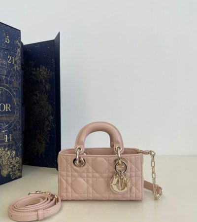 Replica Dior Lady D-Joy Mini Bag Pink - ultra-realistic fake designer tote