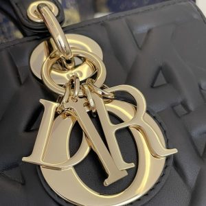 Replica Dior Lady D-Joy Large Bag Black New - high-accuracy replica luxury purse