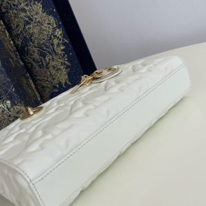 Replica Dior Lady D-Joy Large Bag New White - top-tier luxury replica shoulder bag