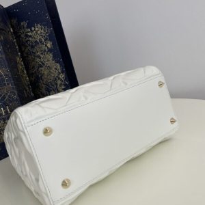 Replica Lady Dior Medium White - high-accuracy replica luxury purse