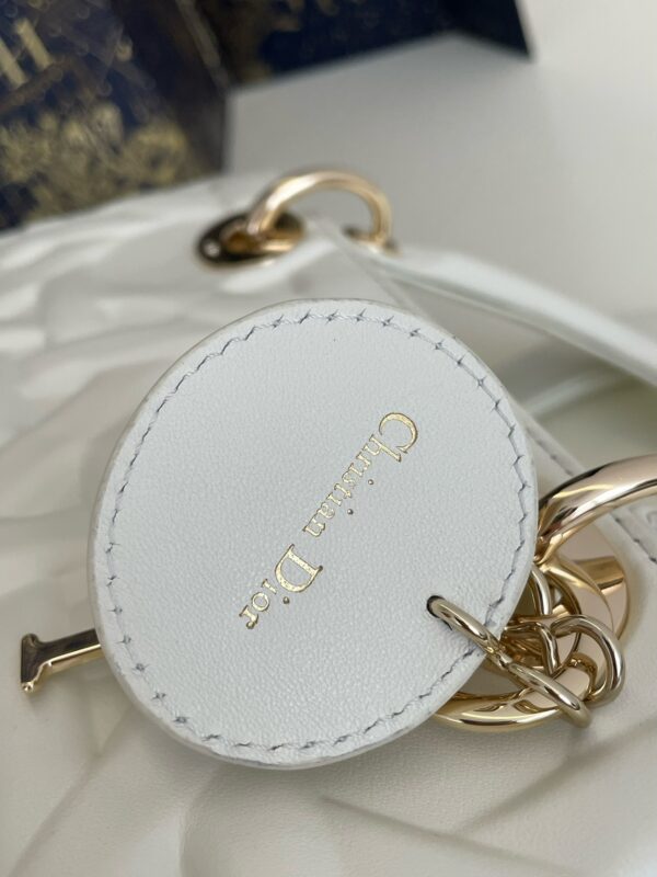 Replica Lady Dior Medium White - top-rated replica designer bag