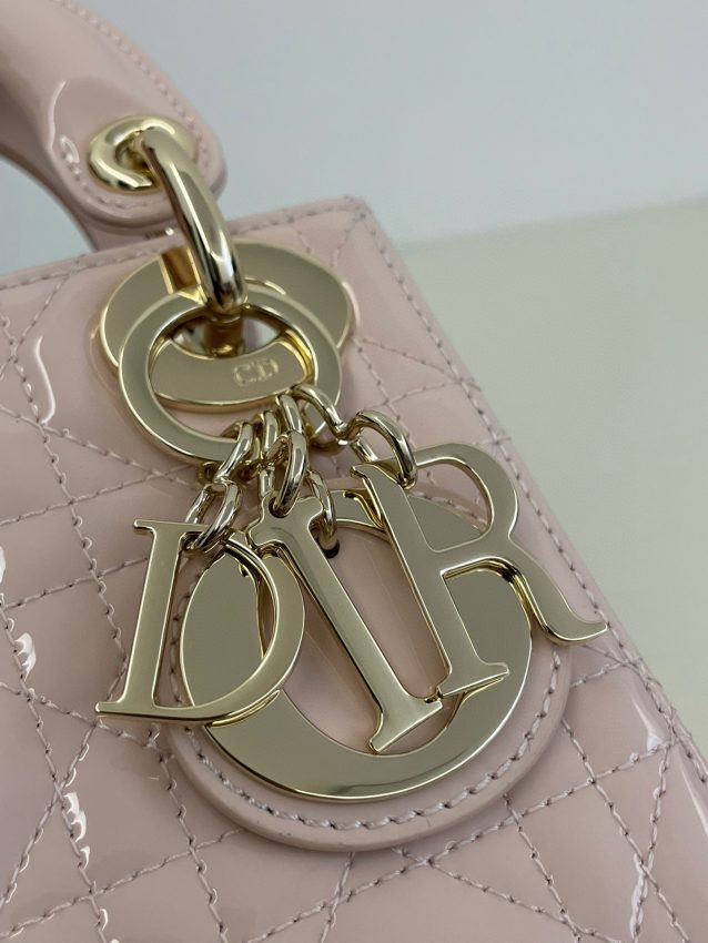 Replica Lady Dior Mini Pink Patent - best-selling designer handbag dupe