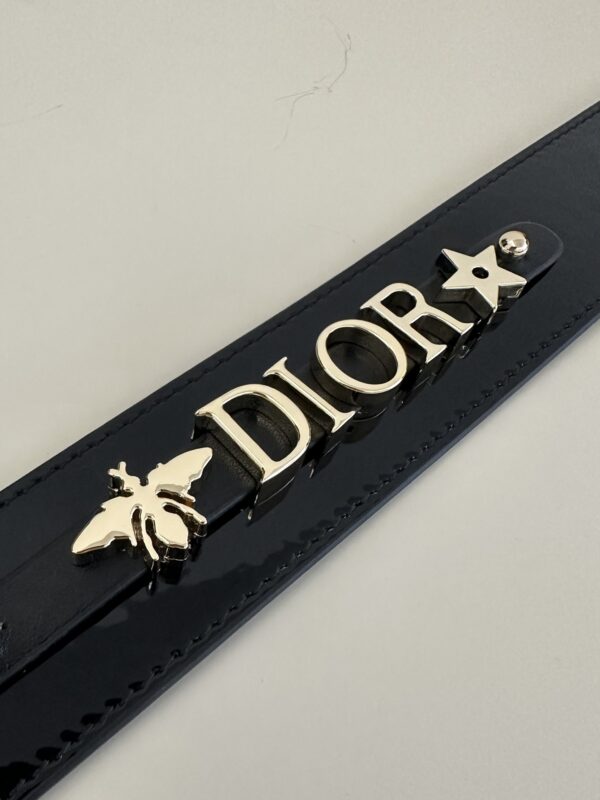 Replica Lady Dior Patent Black ABC - best quality luxury bag dupe