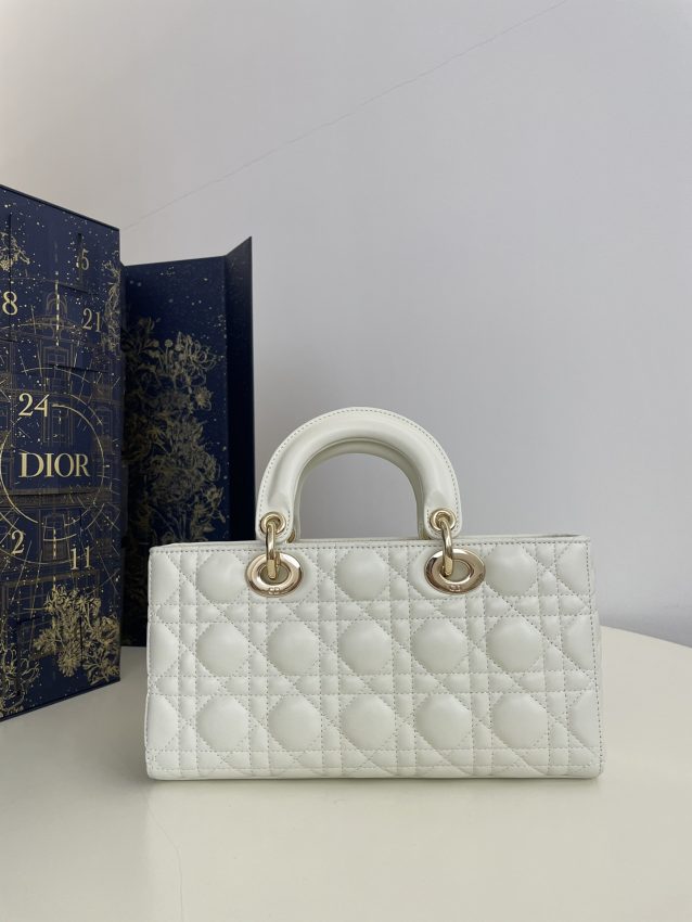 Replica Dior Lady D-Joy Large Bag White - 1:1 designer replica handbag