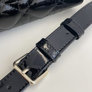 Replica Lady Dior Mini Black Patent - elite superclone designer purse
