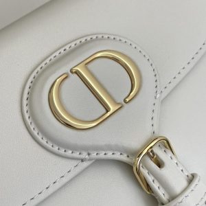 Replica Dior Bobby East-West White - best quality luxury bag dupe