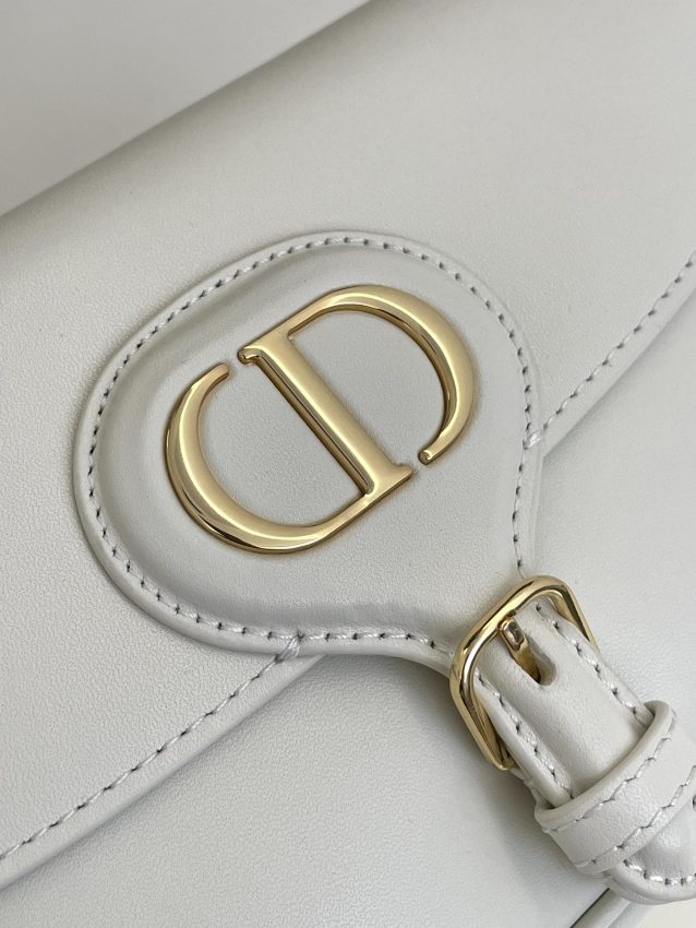 Replica Dior Bobby East-West White - best quality luxury bag dupe