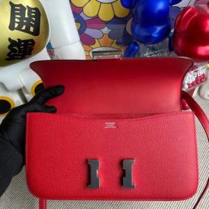 Replica Hermes Constance 26cm Red - ultra-realistic fake designer tote