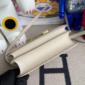 Replica Hermes Constance 18cm White - ultra-realistic fake designer tote