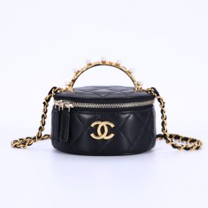 Replica CHANEL 23B Pearl Cylinder - best quality luxury bag dupe
