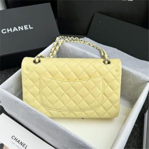 Replica CHANEL Classic Flap 25cm Yellow - authentic-look luxury purse replica