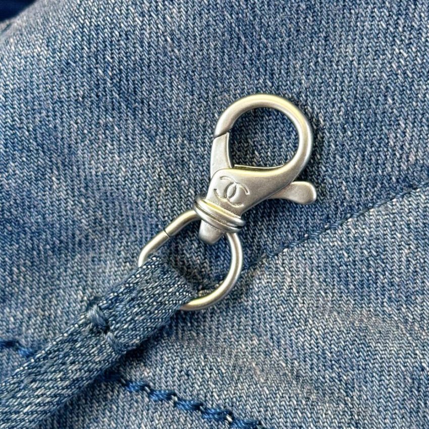 Replica CHANEL 22 Small Handbag Denim - high-quality designer bag clone