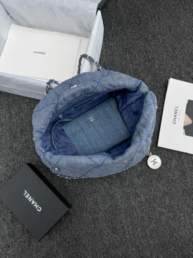 Replica CHANEL 22 Small Handbag Denim - elite superclone designer purse