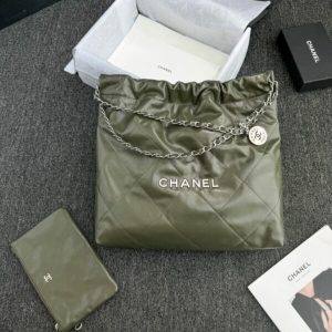 Replica CHANEL 22 Medium Handbag Pink Greed - top-rated replica designer bag