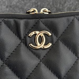Replica CHANEL 24p Dumpling Bag Black - elite superclone designer purse