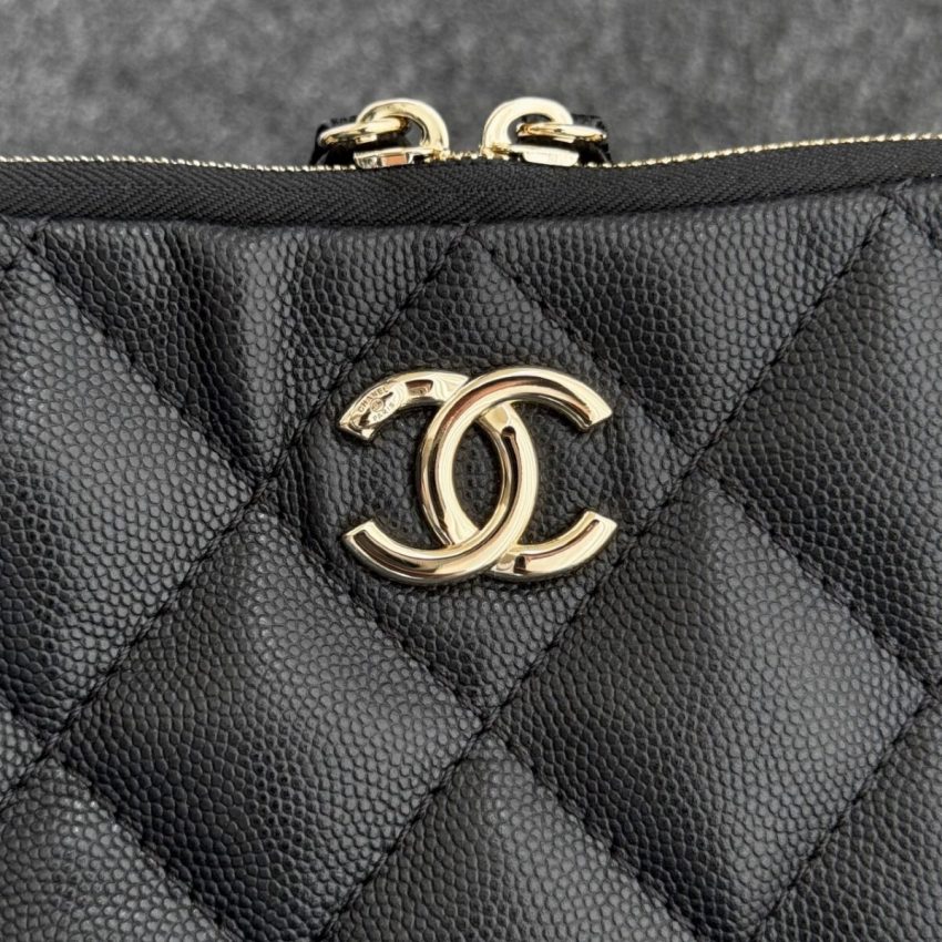 Replica CHANEL 24p Dumpling Bag Black - elite superclone designer purse