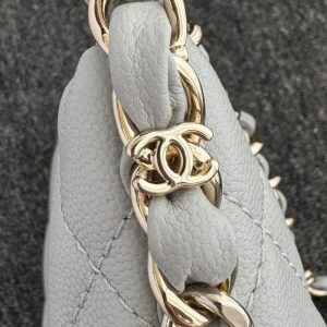 Replica CHANEL 24p Dumpling Bag Gray - top-rated replica designer bag
