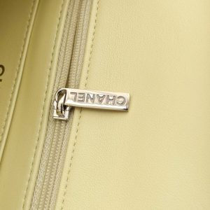 Replica CHANEL Classic Flap 17cm Yellow - best quality luxury bag dupe