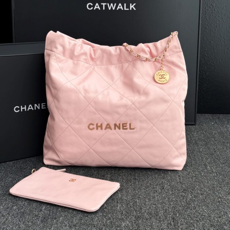 Replica CHANEL 22 Medium Handbag Pink - authentic-look luxury purse replica