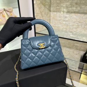 Replica CHANEL 23k Kelly Grey-Blue - high-accuracy replica luxury purse