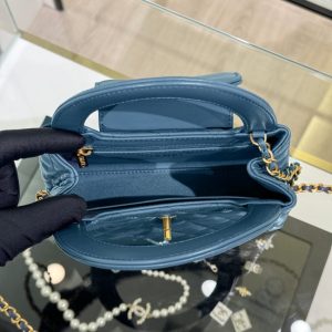 Replica CHANEL 23k Kelly Grey-Blue - best quality luxury bag dupe