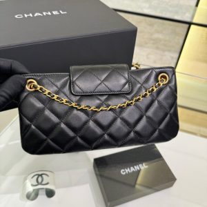 Replica CHANEL 24c Baguette Bag Black - 1:1 designer replica handbag