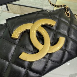 Replica CHANEL 24c Baguette Bag Black - best quality luxury bag dupe