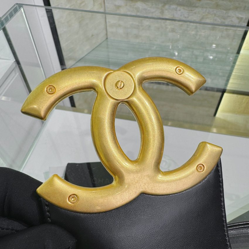 Replica CHANEL 24c Baguette Bag Black - near-authentic luxury replica handbag