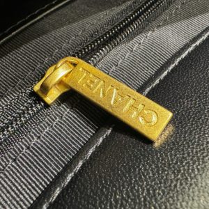 Replica CHANEL 24c Round Shoulder Bag Black - best quality luxury bag dupe